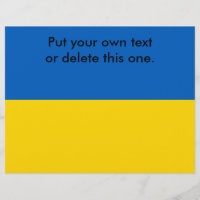 Folder met vlag van Oekraïne