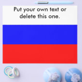 Folder met vlag van Rusland Flyer (Enkel)