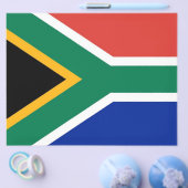 Folder met vlag van Zuid-Afrika Flyer (Enkel)