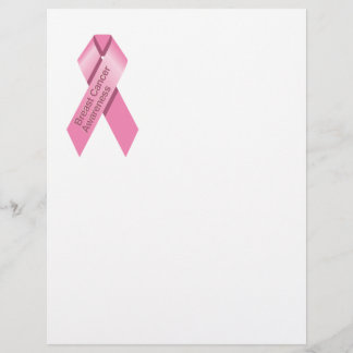 Folder over borstkankerbewustzijn flyer