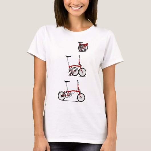 Folding Bike T-shirt (Voorkant)