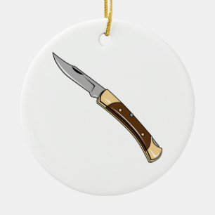 Folding Knife Keramisch Ornament