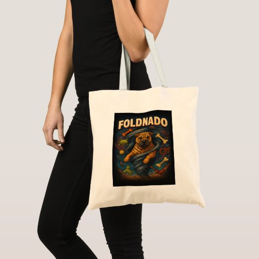 Foldnado Tote Bag (Voorkant (product))
