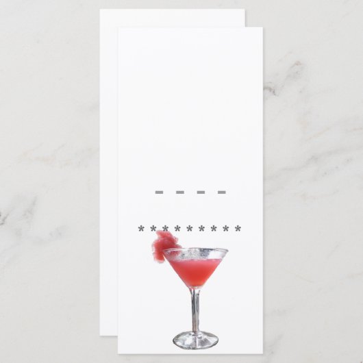 Foldover Place Cards (Voorkant / Achterkant)