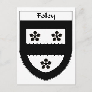 Foley Wapen / Familie Crest Briefkaart