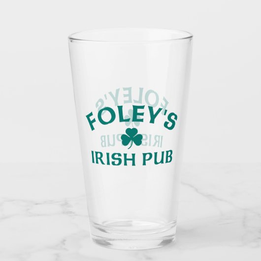 Foley's Ierse Pub Glas (Voorkant)