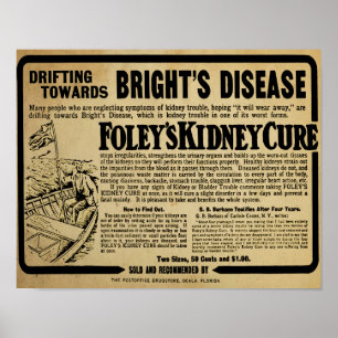  Foley's Kidney Cure Brights Print