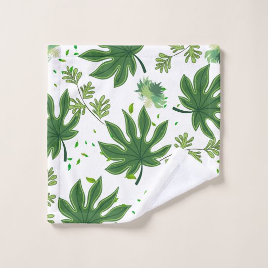 Folhas Verdes (Gant de toilette)