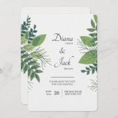 Foliage à l'arrachage Enregistrer la carte de date (Devant / Derrière)