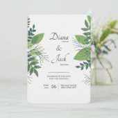 Foliage à l'arrachage Enregistrer la carte de date (Debout devant)