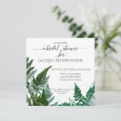 Foliage Botanisch Vrijgezellenfeest | Vierkant Kaart (Staand voorkant)