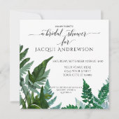 Foliage Botanisch Vrijgezellenfeest | Vierkant Kaart (Voorkant)