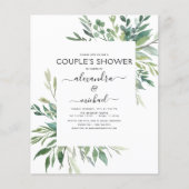 Foliage Couple's Shower Flyer (Voorkant)