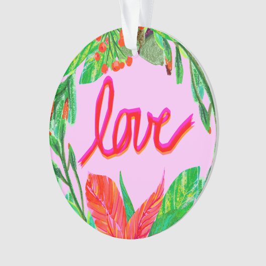 Foliage de Noël - Amour (devant)