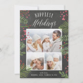 Foliage de vacances | Carte de collage photo (Devant)