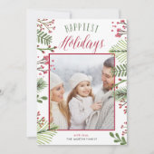 Foliage de vacances | CARTE PHOTO (Devant)