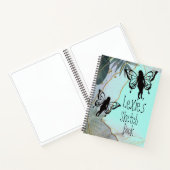 Foliage Fantasy Fairies Gepersonaliseerd schetsboe Notitieboek (Binnen)