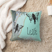Foliage Fantasy feeën gepersonaliseerd Kussen (Deken)