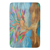 Foliage Fantasy Mozaïek Boom Badmat (Voorkant Verticaal)