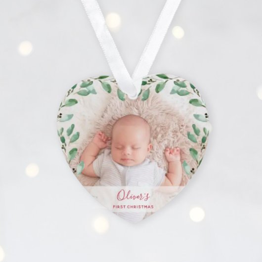 Foliage Frame | Les Premiers Noël de Baby avec Pho