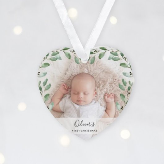 Foliage Frame | Les Premiers Noël de Baby avec Pho