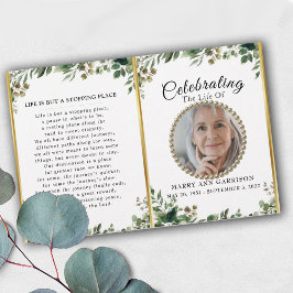 Foliage Greenery Foto Celebration of Life Programm