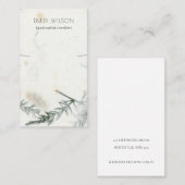 Foliage Handmade Paper Texture Ketting Display Visitekaartje (Voorkant / Achterkant)