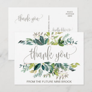 Foliage Hartelijk dank Briefkaart