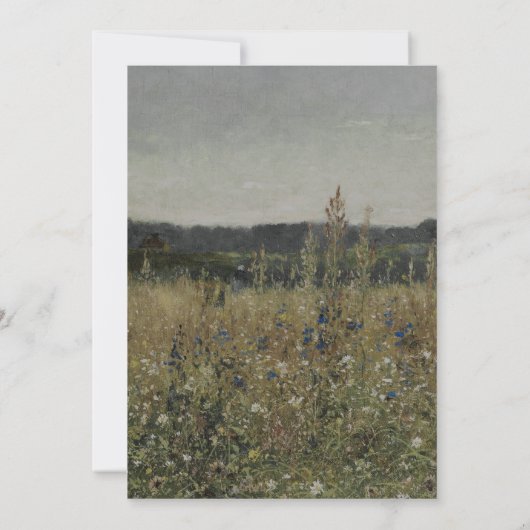 Foliage Krans, Fine Art Bewaar de datum Kaart (Achterkant)