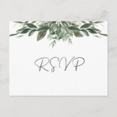 Foliage Leaf RSVP Briefkaart (Voorkant)