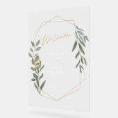 Foliage minimal et Terrarium géométrique Or Bienve (Angle)