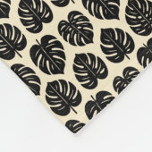 Foliage Monstera Couverture en polaire (Coin)