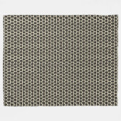 Foliage Monstera fleece deken (Voorkant (Horizontaal))