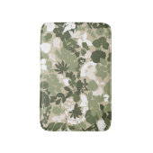 Foliage Sage Olive Green Beige White Badmat (Voorkant Verticaal)