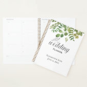 Foliage simple, Carnet Wedding planner (Devant avec enveloppe)