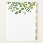 Foliage simple, Carnet Wedding planner (Dos)