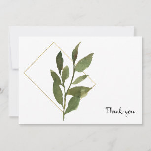 Foliage simple Merci blanc