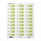 FOLIAGE VAN DE WATERVERF EUCALYPTUS LEAF ETIKET (Full Sheet)