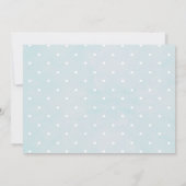 Foliage Woodland Animals 1st Birthday Invitation Kaart (Achterkant)