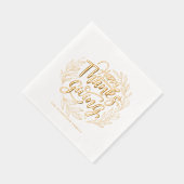 Foliage Wreath main Lettré Bon thanksgiving (Droite)