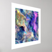 Folie abstracte kunstkleuren Afdrukken (Laagn)