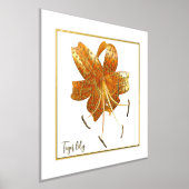 Folie Accent Tiger lily Print Poster (Laagn)