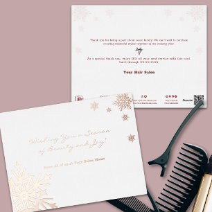 Folie accenten Seizoen van Beauty & Joy Holiday Ka Folie Feestdagen Briefkaart