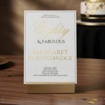 Folie Acht-tig & Fabulous Script Typografie Verjaa