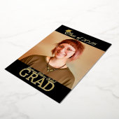 Folie Afstuderen Invitation Folie Uitnodiging (Gedraaid)