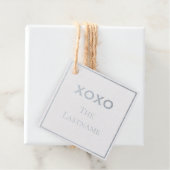 Folie-avor-tag Bedankjes Labels (Met doos)