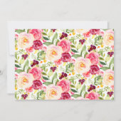 Folie ballonfoto eerste verjaardagsuitnodiging kaart (Achterkant)