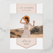 Folie banner | Aankondiging foto-Afstuderen (Voorkant)