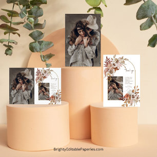 Folie Boho Cowboy & bruid bruiloft bedankje Kaarten