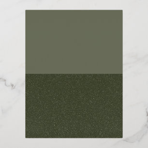 Folie Briefkaart Moss Green Split Bottom – Aanpass